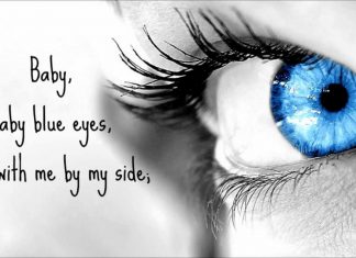 Here Are Baby’s Eyes So Blue Lyrics And Video Baby, Blue Eyes - A Rocket to the Moon LYRICS